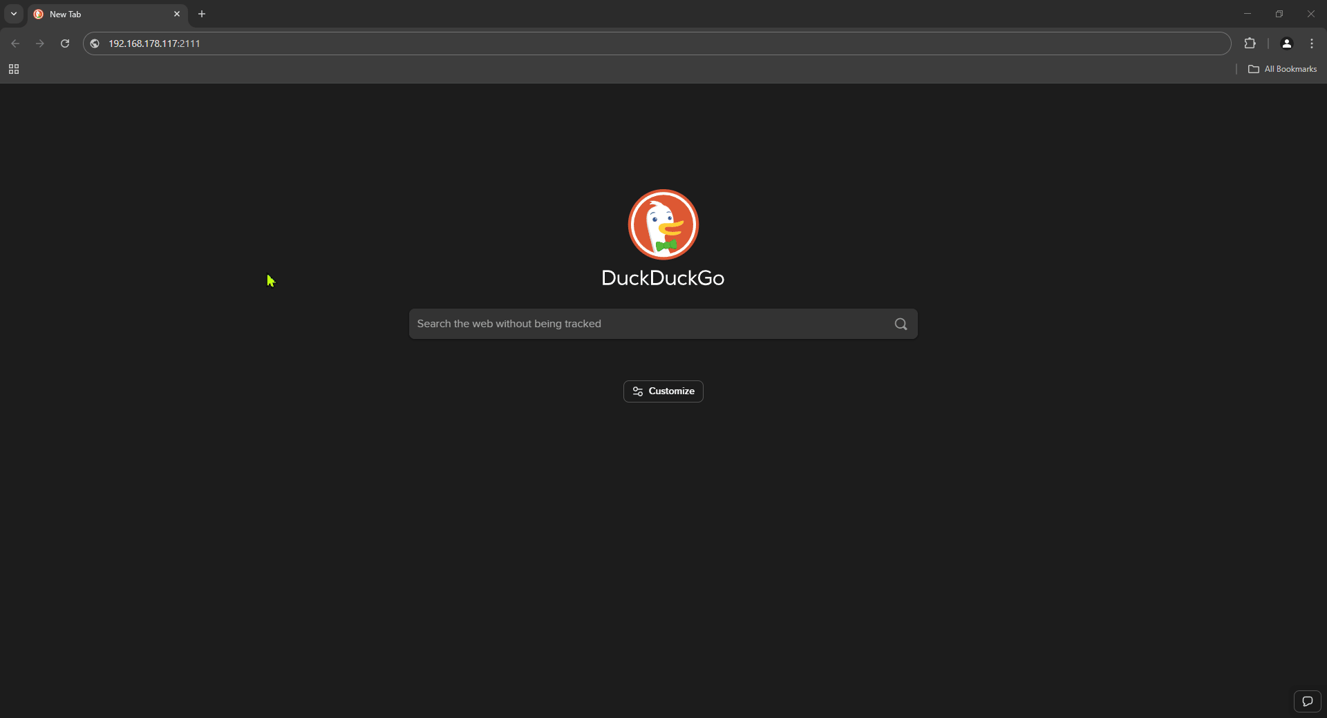 Accept self-signed certificate